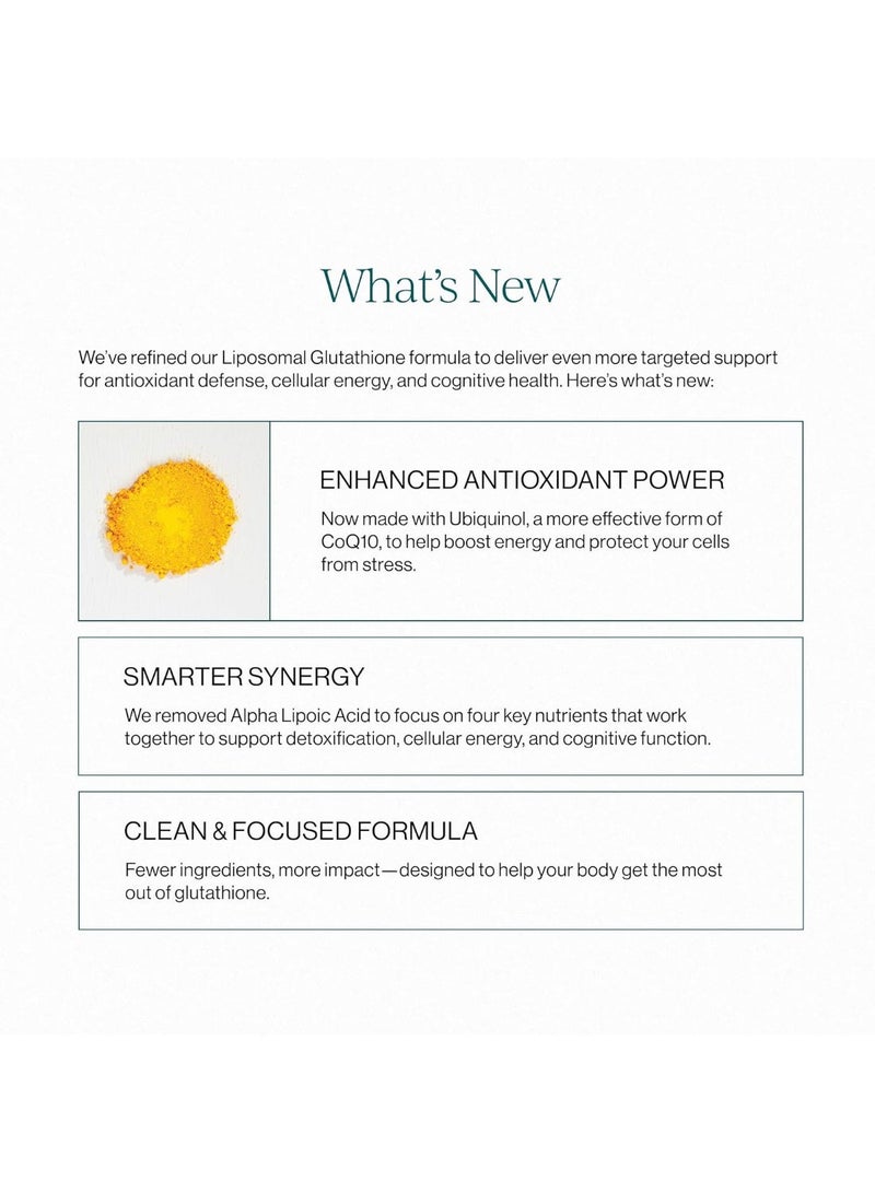 CYMBIOTIKA Liposomal Glutathione Supplement - Master Antioxidant for Anti-Aging, Detox, Brain, Energy & Immune Support - Advanced Liposomal Delivery, Maximum Absorption for Cellular Health & Longevity, Citrus Vanilla, 1 Month Supply - Image 5